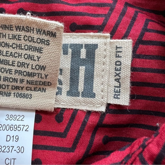 ⭐️ Duluth Trading Co Casual Relaxed Fit Short Sleeve Button Down Shirt SMALL - Picture 7 of 12